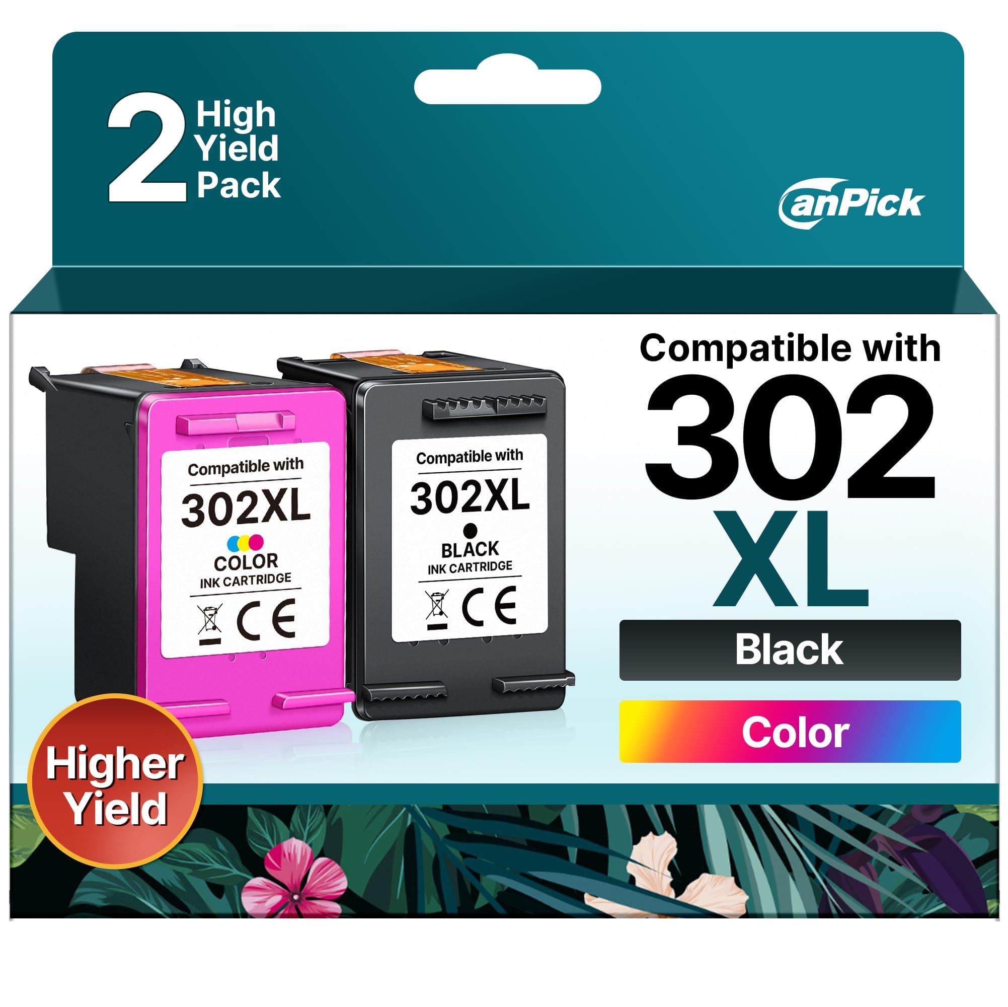 🌟 Sonderangebot! 302XL Druckerpatronen Multipack für HP Drucker 🖨️