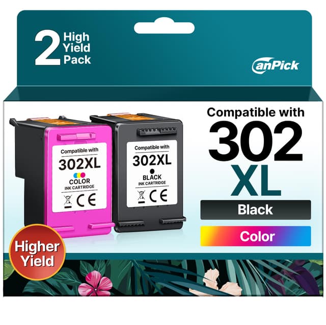 🌟 Sonderangebot! 302XL Druckerpatronen Multipack für HP Drucker 🖨️