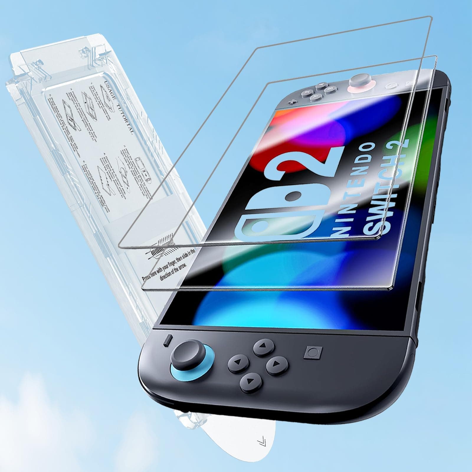 🎮 Pozlle 3 in 1 Panzerglas für Nintendo Switch 2 🛡️