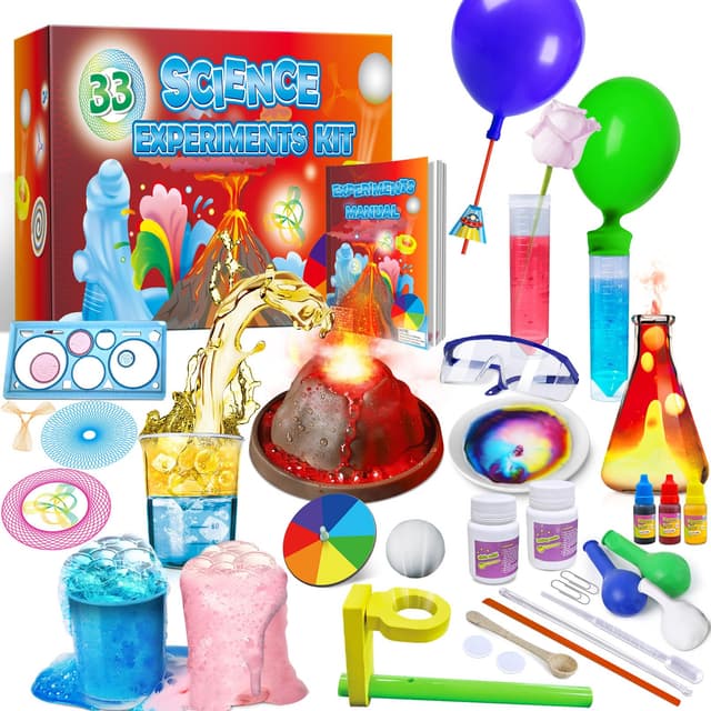 🔬🧪 UNGLINGA 33 Experimente Science Kit für Kinder 🚀👩‍🔬