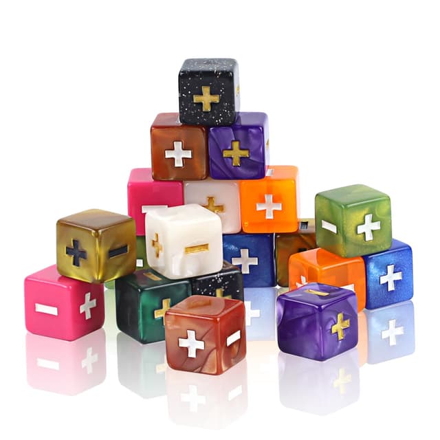 🎲 20 Stücke Bunt Mathe Würfel Set für Kinder 🧮