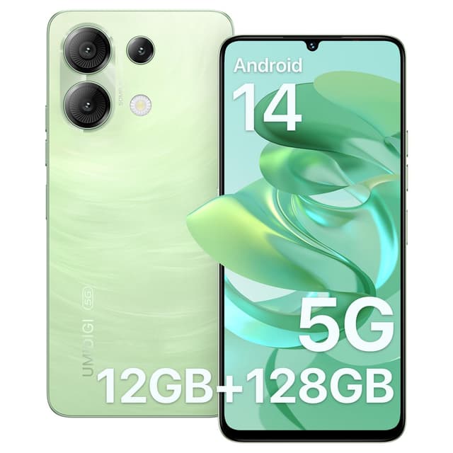 UMIDIGI G9 5G Smartphone - Android 14 - 90Hz Octa-Core - 12(6+6)GB+128GB - 6.75 Zoll - 50MP - Grün