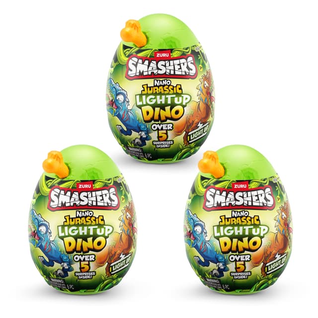 🦕 Smashers Nano Jurassic Light up Dino von ZURU - Dinosaurier zum Sammeln!
