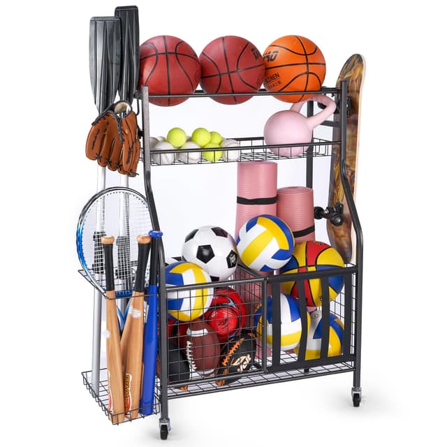 Garage Lagerung von Sportgeräten 🏀🏒🏐