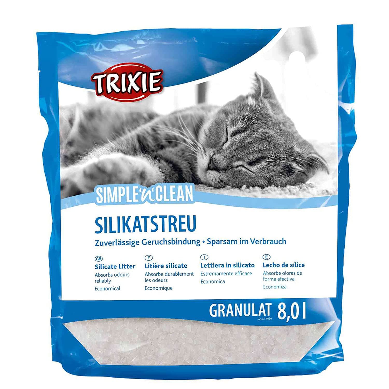 🐱😺 Tolles Angebot: Trixie 4020 Simple'n'Clean Granulat, 8 l 8 l (1er Pack) - Nur 11.89€!