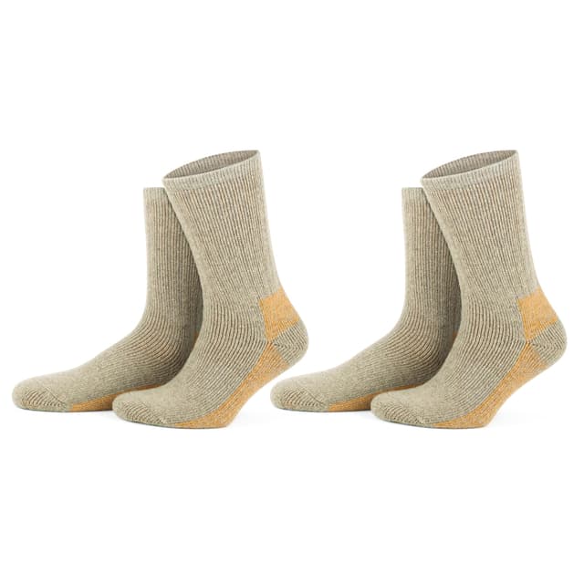 🔥 GoWith 2 Paar Alpaka Socken - Extra Dicke, Gepolsterte Wollsocken für Damen und Herren 🔥