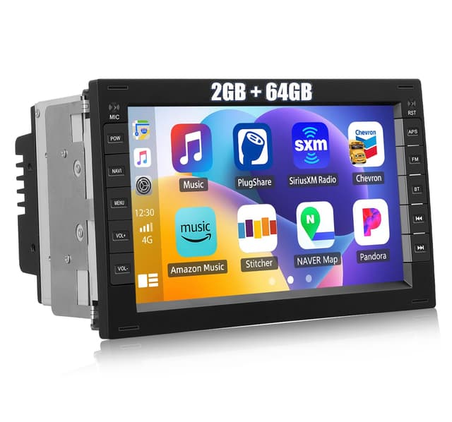 🚗📻 CAMECHO Android 13 Autoradio mit Navi für VW Golf 4 Polo Sharan Jetta MK4 Transportor T5