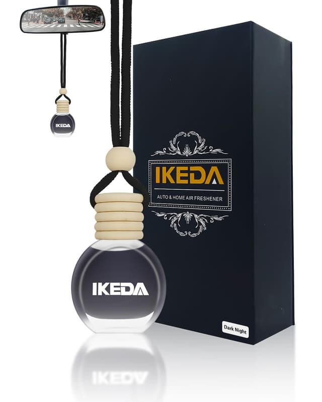 Ikeda Auto Lufterfrischer | Dark Night | 10ml Duftbaum Auto Aufhänger Diffusor