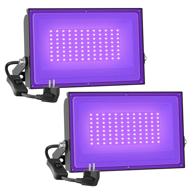 Onforu 2er 100W LED UV Strahler 🎉🔮