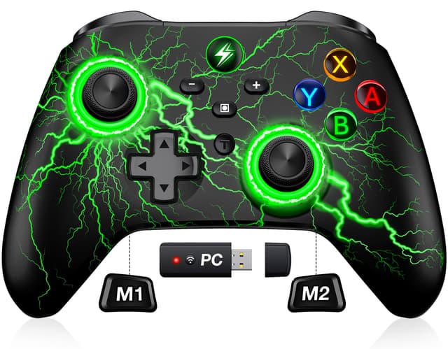 🎮 GAMSINGY Controller für Switch: Wireless mit RGB-Licht & Präzise Bewegungssteuerung