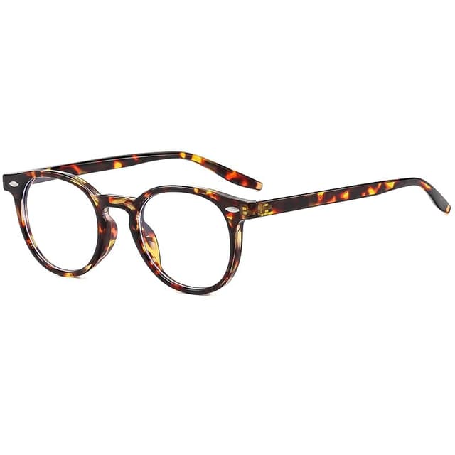 Long Keeper Blaulichtfilter Brille Damen Herren Retro Runde Computerbrille 😎