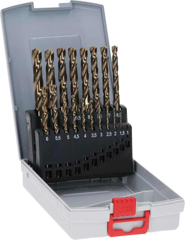 🔧🔩 Bosch Professional 19tlg. Metallbohrer-Set HSS-Cobalt ProBox 1.0-10.0mm 🔩🔧