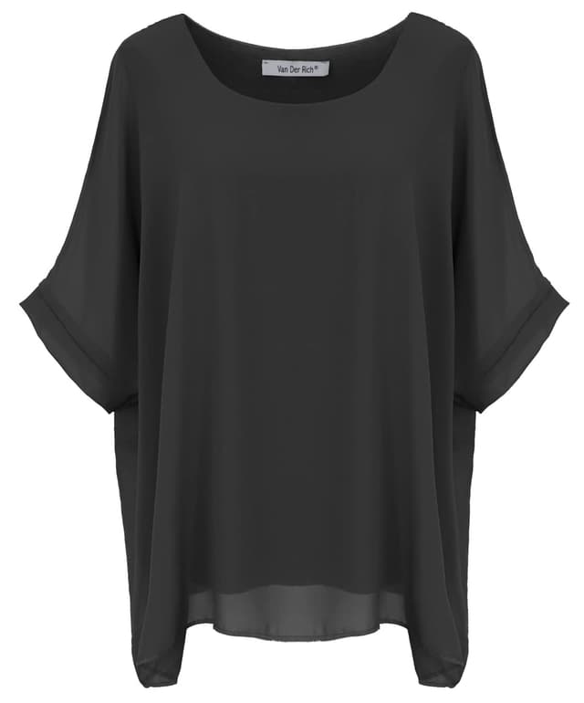 🌟 Van Der Rich ® Bluse aus Mousseline mit Innenfutter 🌟
