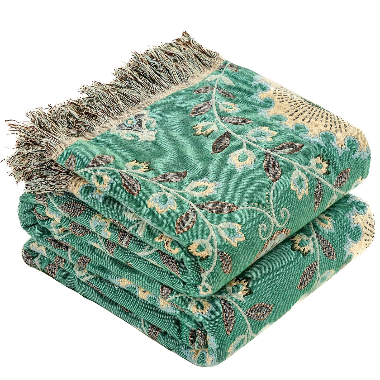 HOORDRY 100% Baumwolle Boho Decke 200x230CM 🌻🛋️