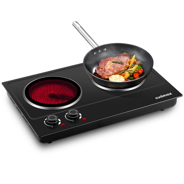 CUSIMAX Infrarot Kochplatten 2er elektrisch 🍳🔥