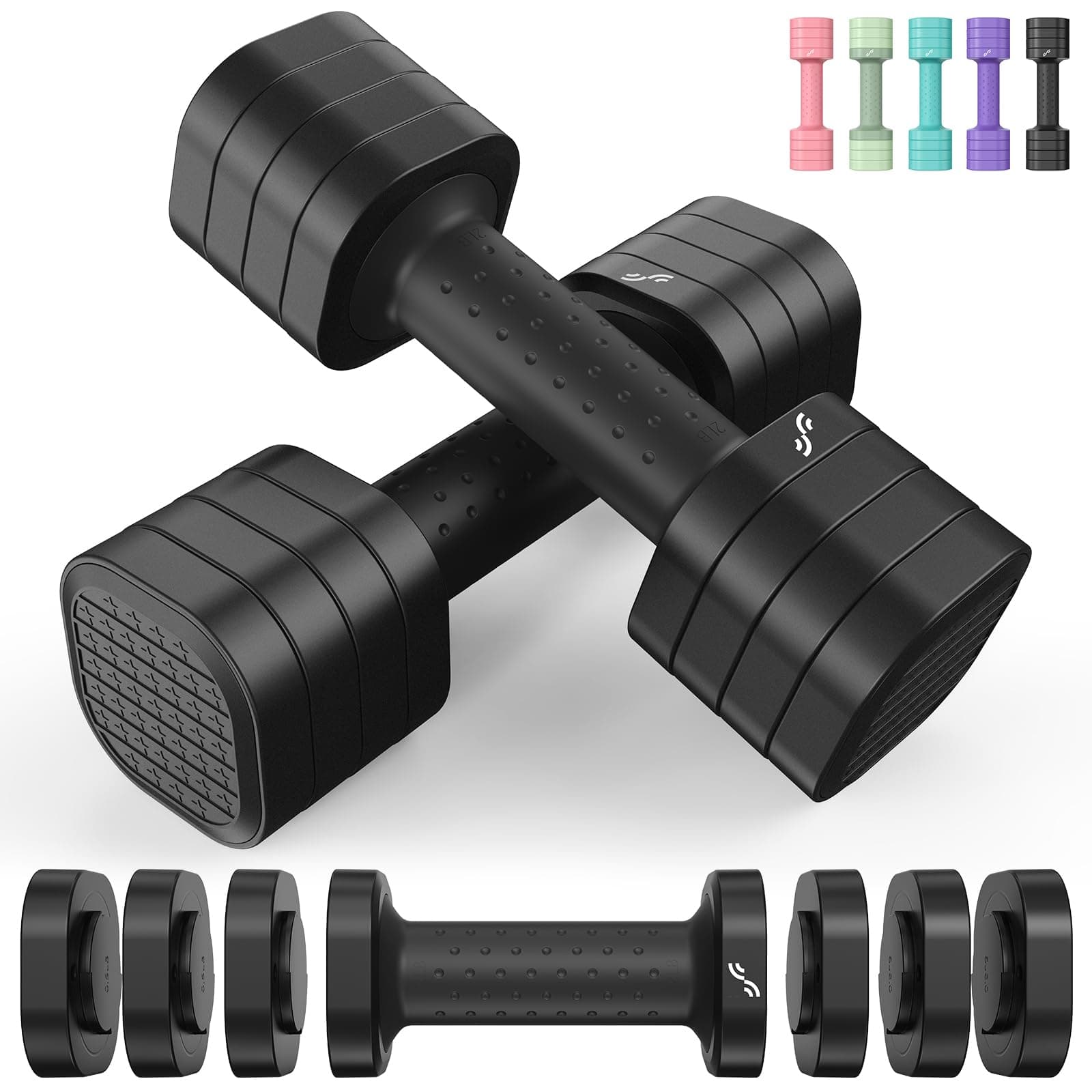 Sportneer Verstellbare Hanteln Frauen Set - Kurzhanteln 2er Set 💪🏋️‍♀️