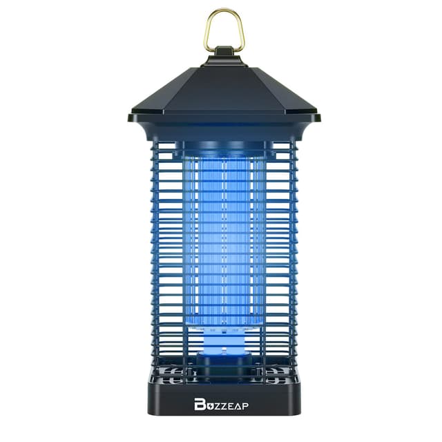 🦟 BUZZEAP Mückenvernichter Elektrisch: Mückenlampe mit 20W 2800V UV-Lampe