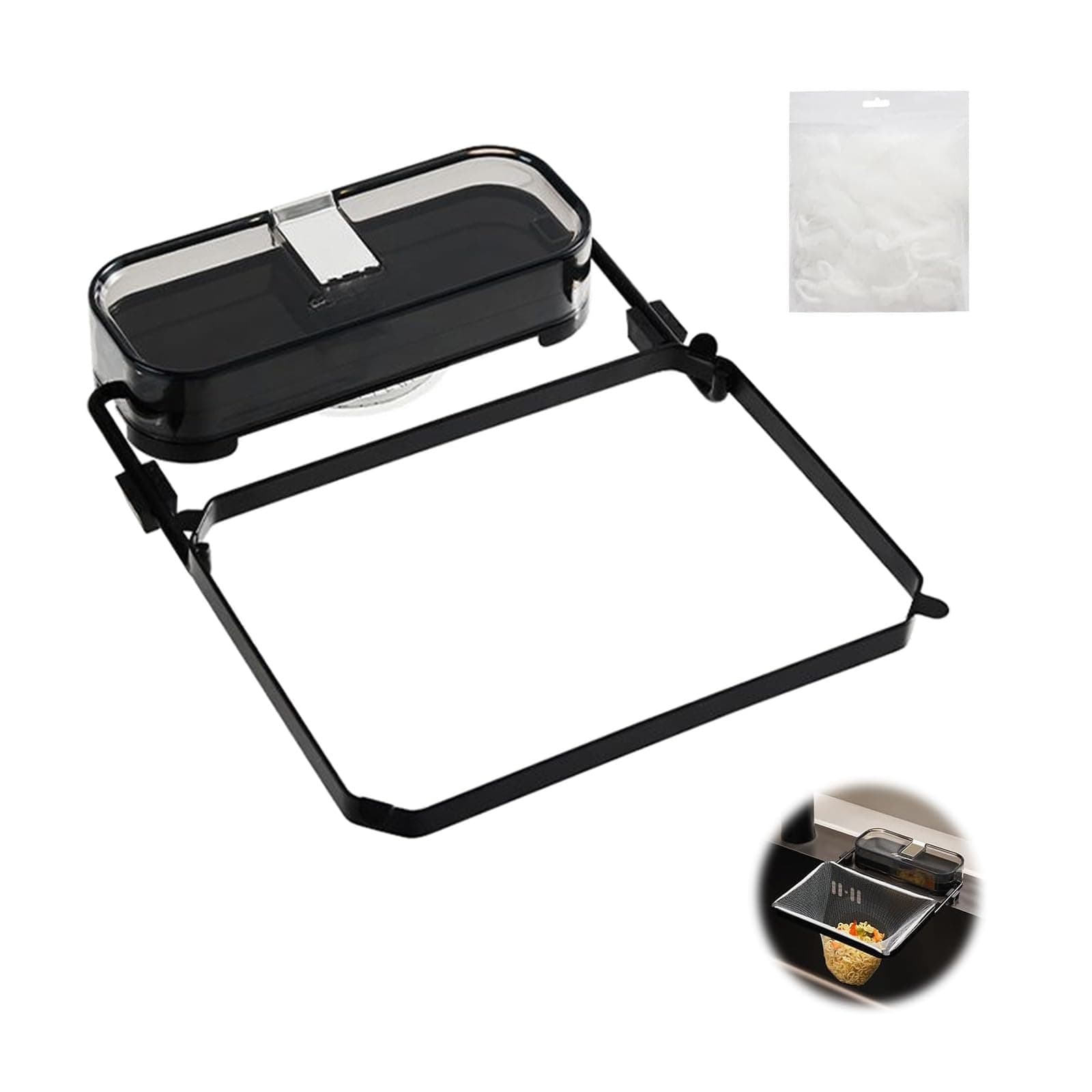 🌟 HPiano Saugnapf Kitchen Sink Strainer mit Maschensack - Deal des Tages! 🌟