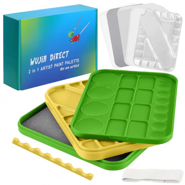 ISWUJIA Wet Palette 2-in-1-Set 🎨🖌️