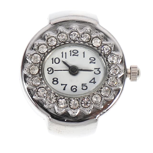 SAFIGLE Ringuhr Damenringe - Glitzernde Zierliche Uhr ⌚💍