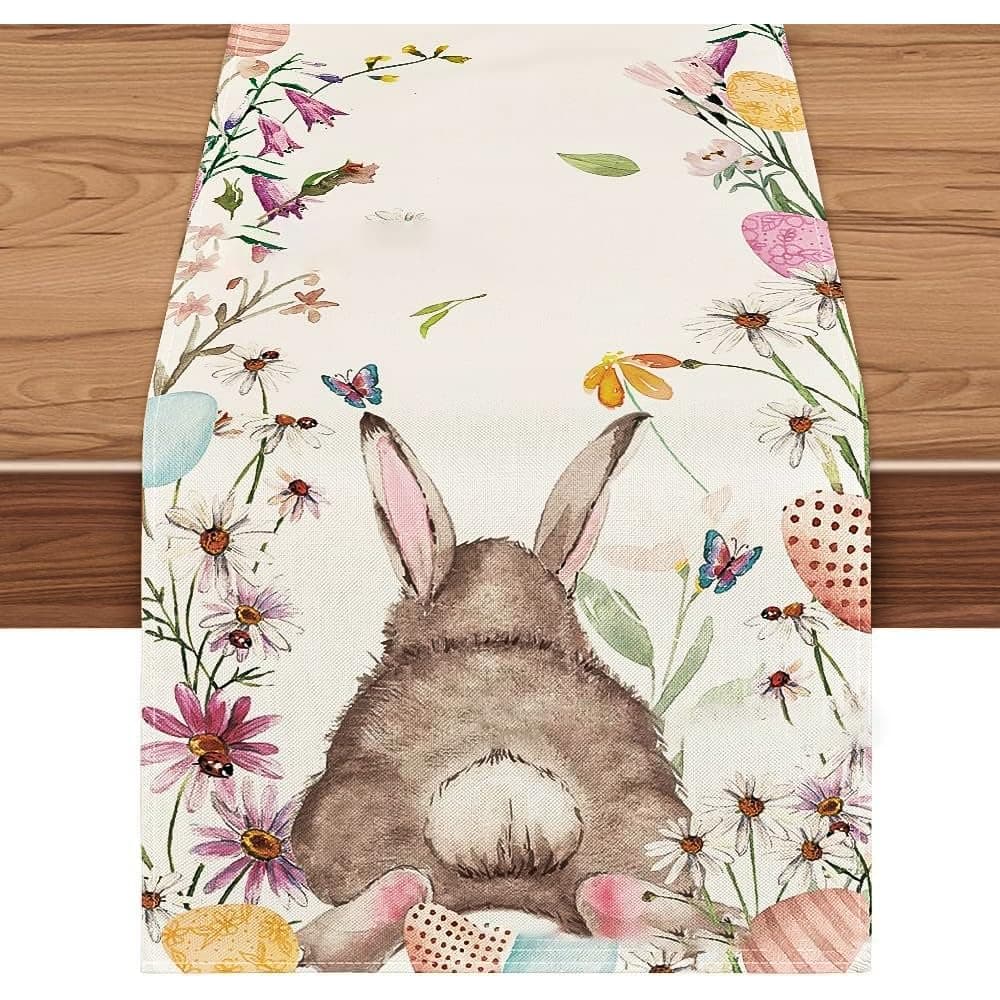 🌿 XHYASD 33 x 275 cm Tischläufer Outdoor Grün 🌸