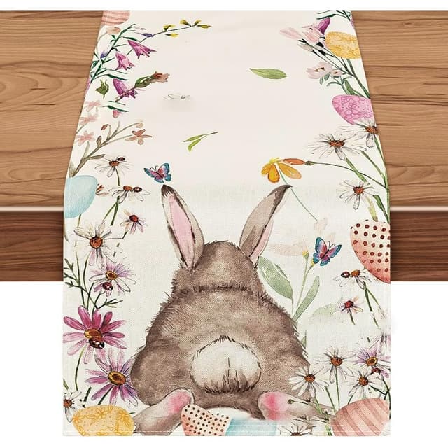 🌿 XHYASD 33 x 275 cm Tischläufer Outdoor Grün 🌸