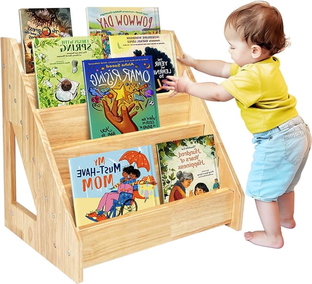 📚🌟 HEYOUTH Montessori Bücherregal für Kinder 🌟📚