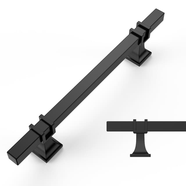 🔥 Angebot! Amerdeco 10 Stück Möbelgriffe Schwarz – 160mm Lochabstand