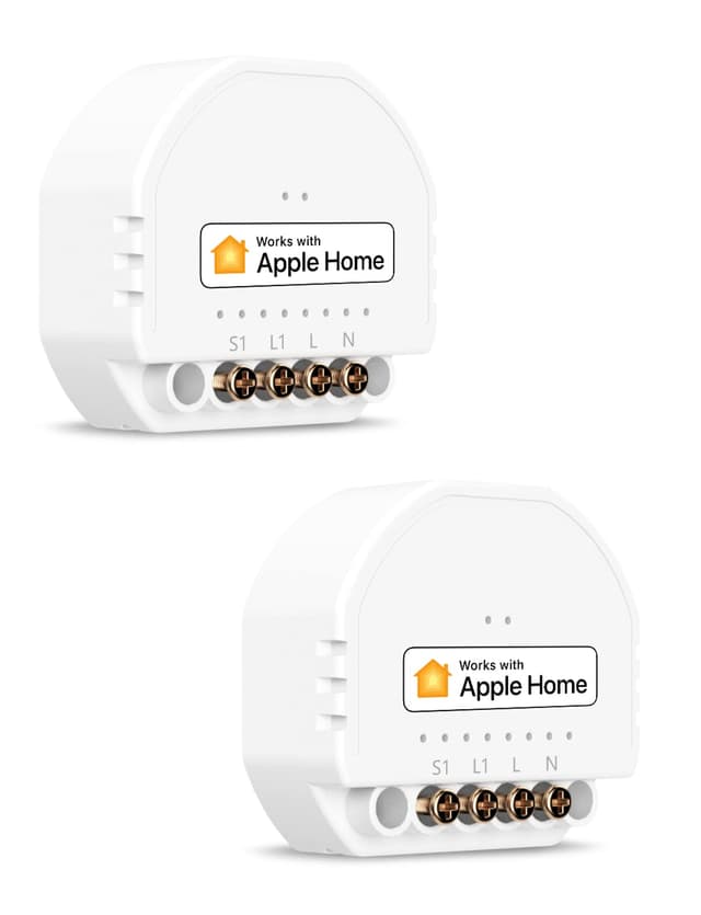 Refoss Mini Smart Lichtschalter - Kompatibel mit Apple HomeKit, Alexa & Google Home