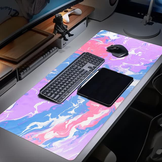 Schreibtischunterlage Mousepad XXL Gaming - 90 x 40cm Mauspad Groß, Wasserdicht Rutschfest