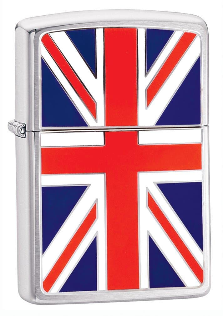 🔥🕯️ Zippo Uni-Erwachsene Sturmfeuerzeug | Winddicht & Langlebig | Union Jack Emblem
