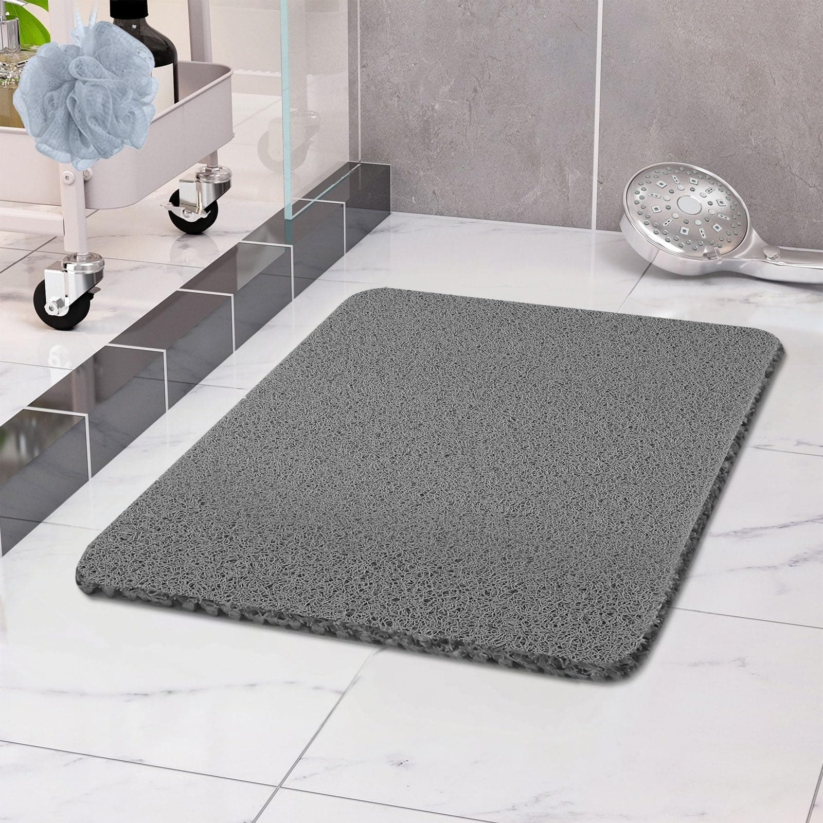 🚿 COSYLAND Duschmatte rutschfest 40 × 60cm - Duscheinlage mit PVC-Luffa - Schnell Trocknende Badematten 🛁