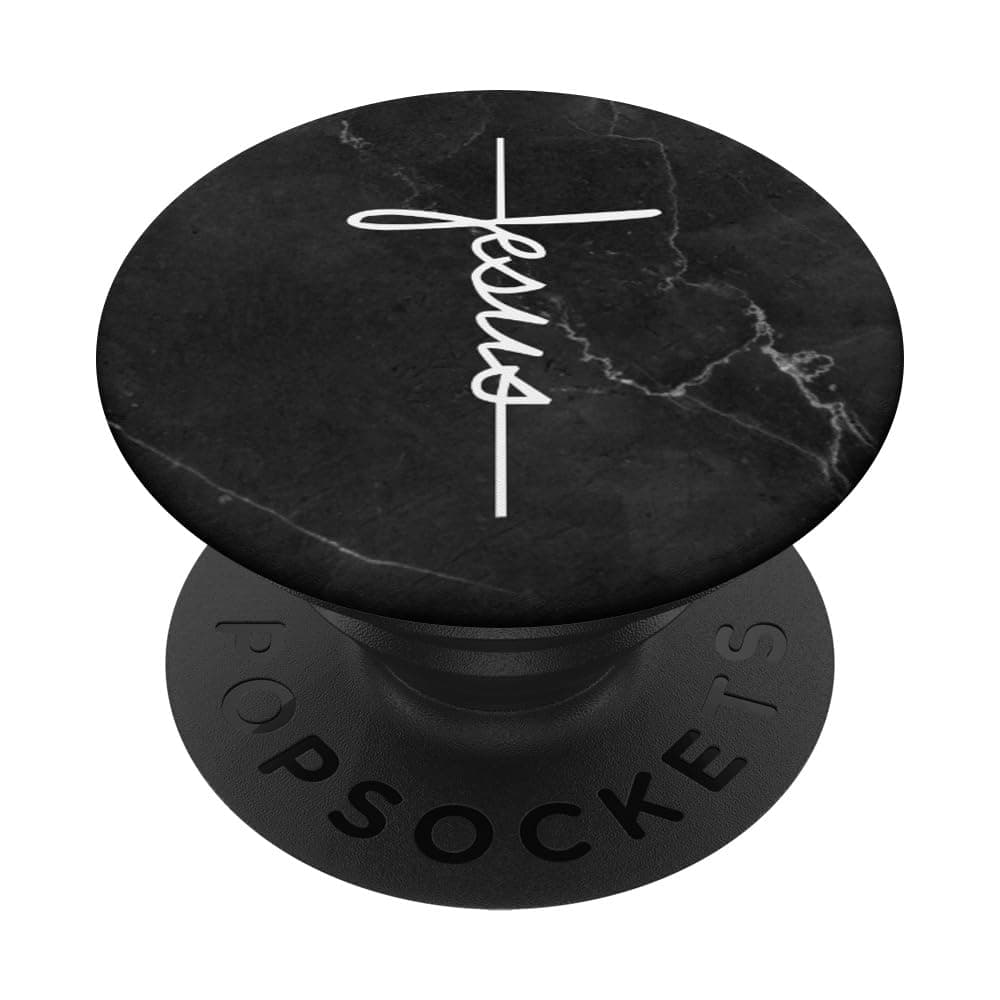 Inspirierendes christliches Kreuz Jesus PopSockets Klebender PopGrip
