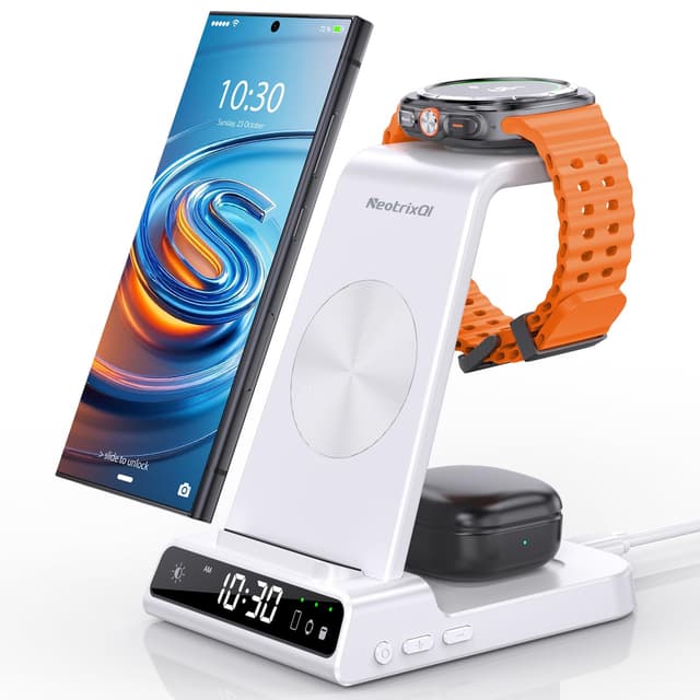 3-in-1 Kabellose Ladestation für Samsung-Geräte 📱⌚🎧