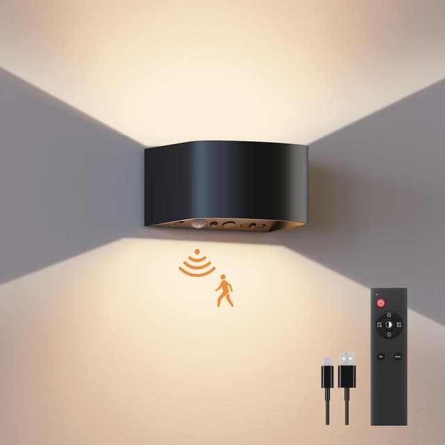 🌟 FULEN Akku Wandlampe Innen mit Bewegungssensor & Fernbedienung 🌙