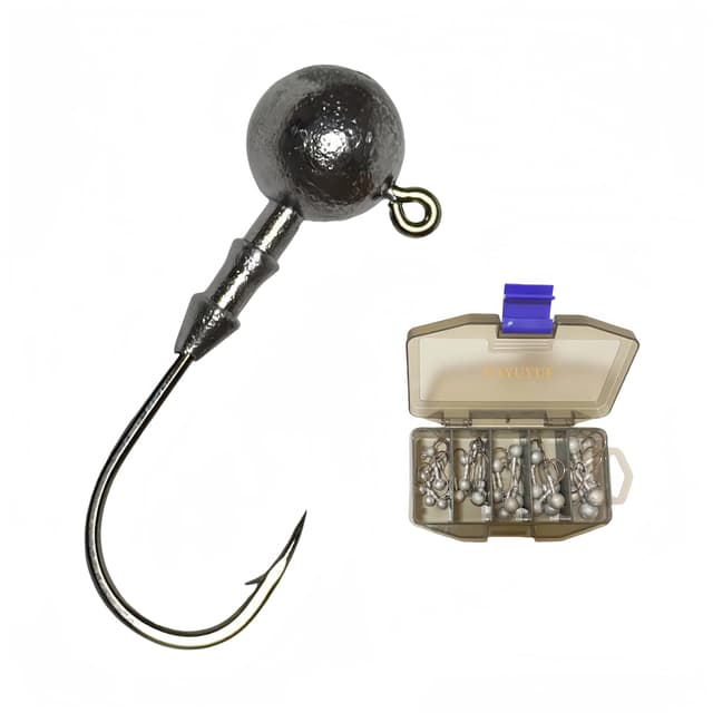 DAYUYUE Jigköpfe Angeln Köder Haken Set 3.5g - 14g 30 Stück 🎣