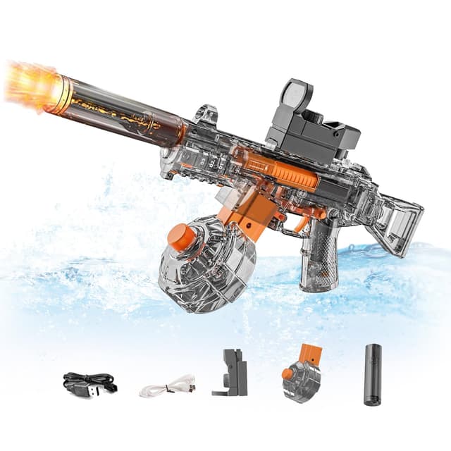 Elektrische Wasserpistole Mit Blitz Effekten - Angebot!