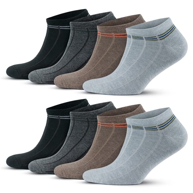 Angebot: GoWith 8 Paar Sneaker Socken für Herren 👟🧦