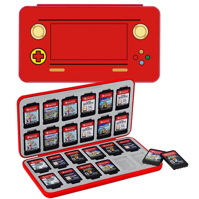 🎮 Konphat Switch Spiel Aufbewahrungsbox - Spiele Organizer