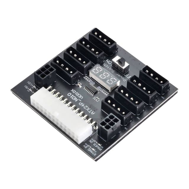 ChenYang CY ATX Server PSU Power Board 24Pin zu IDE 8X 4Pin +2X 6Pin Netzteilplatine 🚀