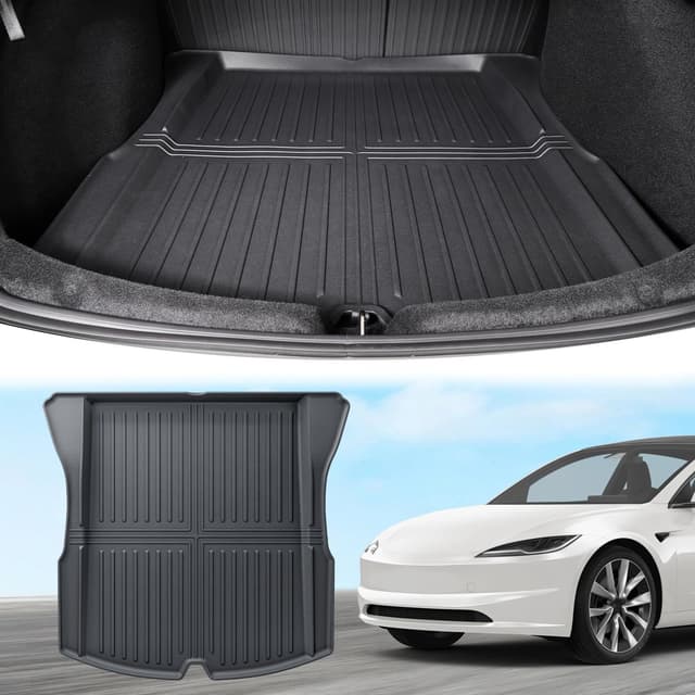 ECOZEN Für Tesla Model 3 3D Kofferraummatte 🚗🌿