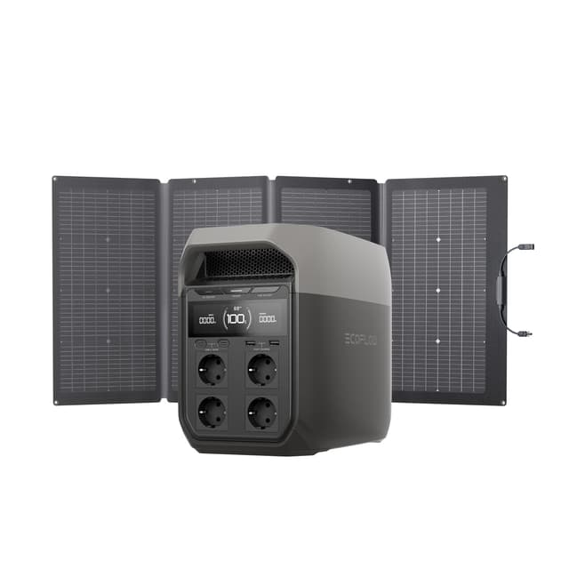 EcoFlow DELTA 3+220W Tragbare Powerstation 🌞🔋