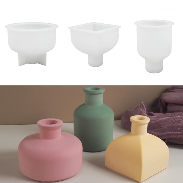 🌸 Vase Silikonformen - DIY Resin Moulds für einzigartige Vasen! 🎨