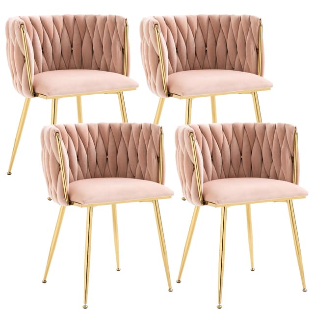 LIFEISLE Samt Stuhl, Esszimmerstuhl 4er Set 🛋️