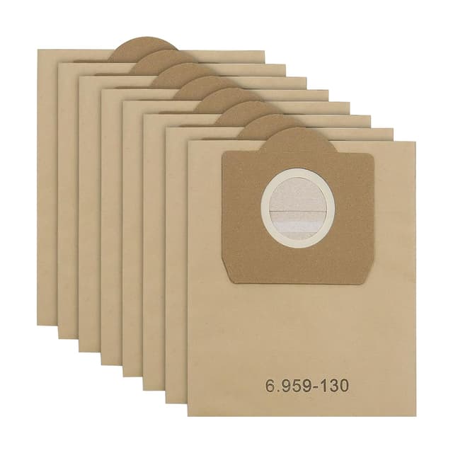 Fishoney 8 Stück WD3 Staubsaugerbeutel für Kärcher 6.959-130.0 🐟🧼
