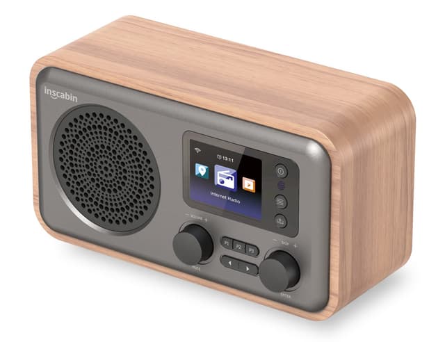 📻 Inscabin D8 Internet DAB/DAB+ Digitalradio mit Spotify Connect und Bluetooth (Kirsche) 🍒