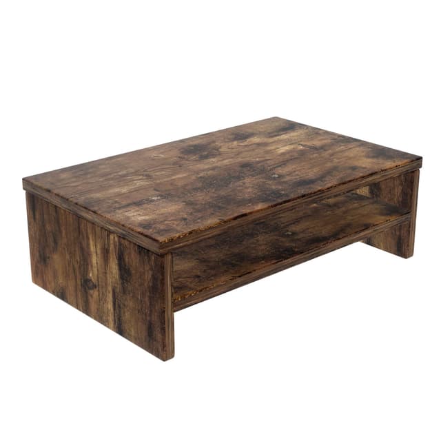 🌟 Bestier Monitorständer aus Holz - Rustikales Braun 15,7 Zoll 🌟
