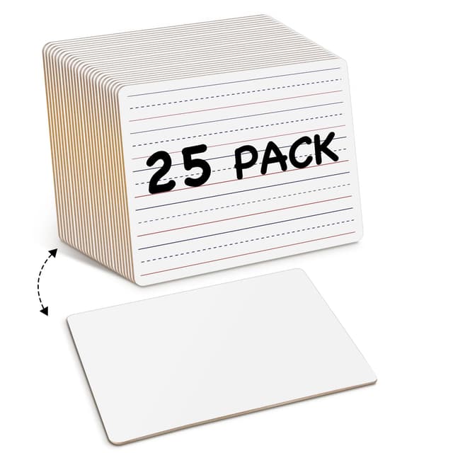 Ohuhu 25 Stück Whiteboard Klein - Deluxe Whiteboard-Set für Klassenzimmer und Zuhause 🎨📚