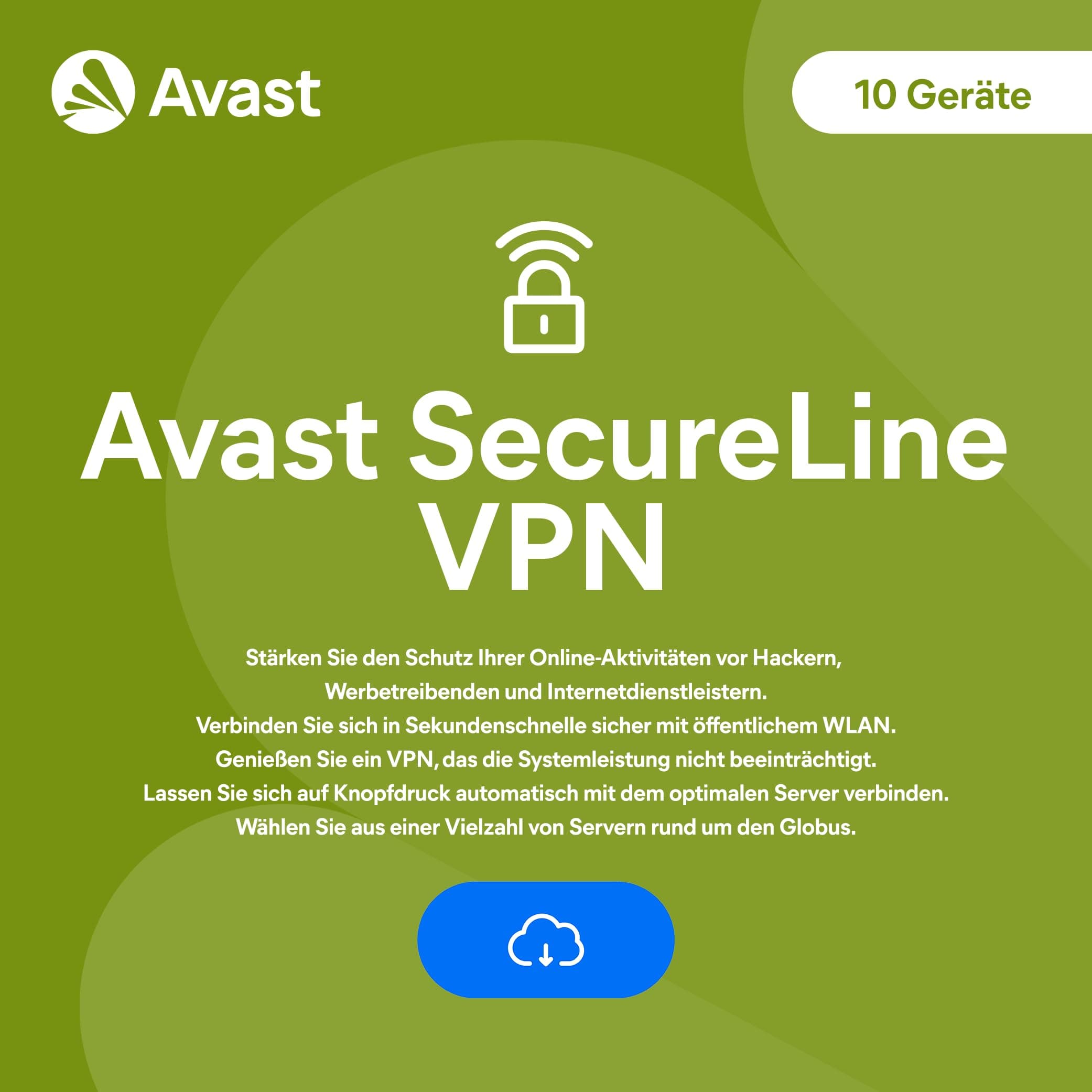🔒 Avast SecureLine VPN 2025 | 10 Geräte | 1 Jahr | Aktivierungscode per Email 📧