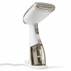 Conair Turbo ExtremeSteam Dampfglätter mit 5 Einstellungen 🌟 | Dampfleistung 25g/Min. | Schnelle Aufheizzeit ⏱️ | 3 Aufsätze für feine und schwere Stoffe + Bügelfalten | weiß/beige EU